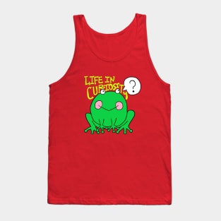 life in curiosity, frog Tank Top